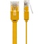 Goobay CAT 6 Flat Patch Cable, U/UTP, yellow 1 m