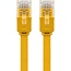Goobay CAT 6 Flat Patch Cable, U/UTP, yellow 1 m