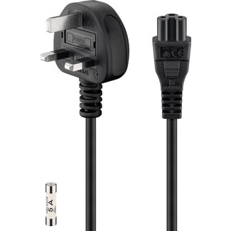 Goobay Goobay UK - Device Connection Cable, 1.8 m, Black