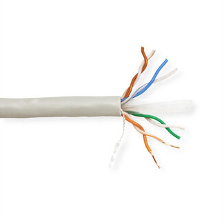 Value VALUE UTP-kabel Cat.6 (Klasse E), massief, Eca, 300m, 300 m