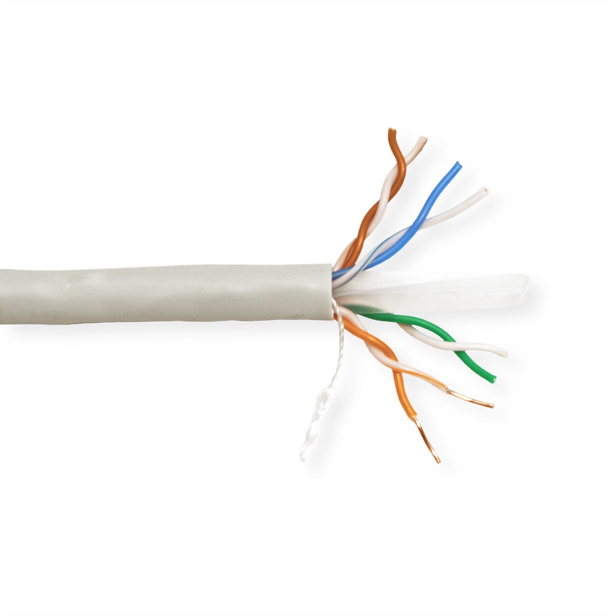 Roline Value UTP kabel Cat.6, massief AWG24 300m. Kabelafscherming: U/UTP (UTP)