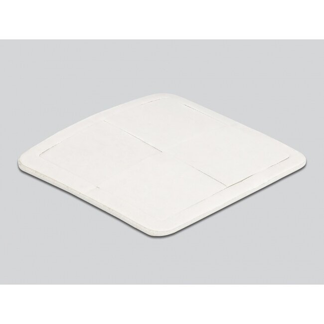 Delock Cable holder clip 2 pieces white