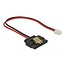 Delock Cable Power 2 pin female > 1 x SATA 15 pin receptacle (5 V) metal clip 20 cm