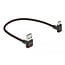 Delock EASY-USB 2.0 Cable Type-A male to USB Type-C™ male angled up / down 0.2 m black