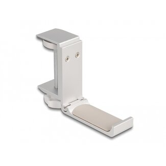 DeLOCK Delock Headphone Holder adjustable for desk mounting aluminium silver