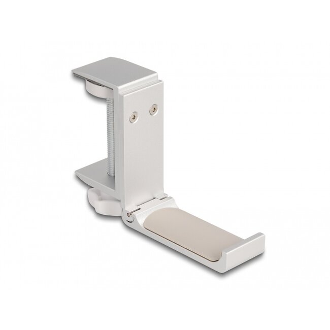 Delock Headphone Holder adjustable for desk mounting aluminium silver
