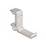 Delock Headphone Holder adjustable for desk mounting aluminium silver