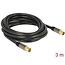 Delock Antenna Cable IEC Plug > IEC Jack RG-6/U 3 m black