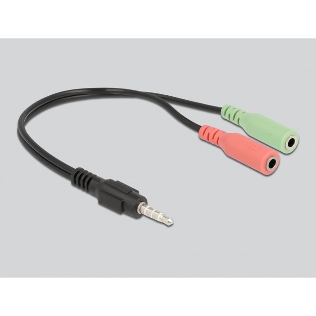 Delock Professional Computer Podcasting Microphone with XLR connector and 3 pin stereo jack male + adapter cable for Smartphone and Tablet