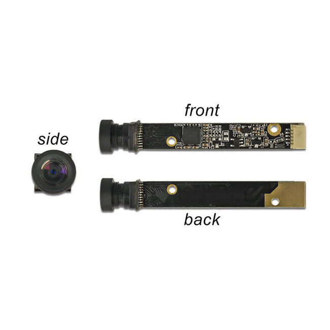 Delock USB 2.0 Camera Module 5.04 megapixel lens side facing 55° V5 fix focus