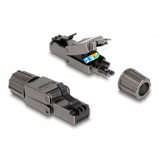 DeLOCK Delock RJ45 plug Cat.8.1 STP toolfree