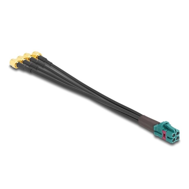 Delock Cable Mini FAKRA Z jack quad to 4 x SMA plug B-Type