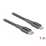 Delock Data and charging cable USB Type-C™ to Lightning™ for iPhone™, iPad™ and iPod™ grey 1 m MFi