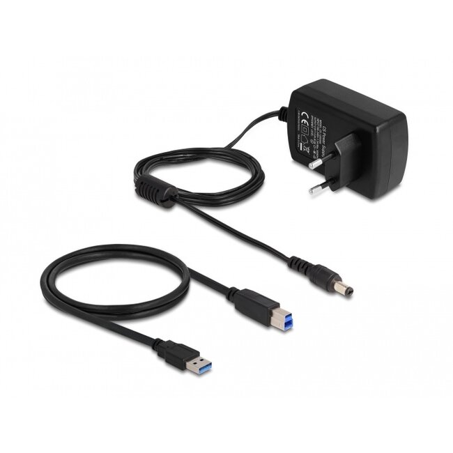 Delock USB Dual Docking Station for 2 x SATA HDD / SSD with Clone and Erase Function