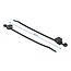 Delock Cable tie with edge clip L 200 x W 4.8 mm black 50 pieces