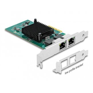 DeLOCK Delock PCI Express x4 Card 2 x RJ45 Gigabit LAN i82576