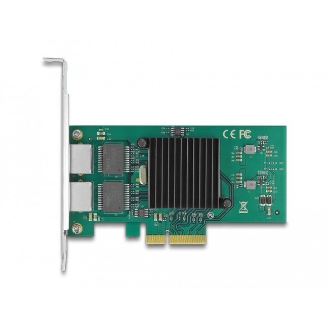 Delock PCI Express x4 Card 2 x RJ45 Gigabit LAN i82576