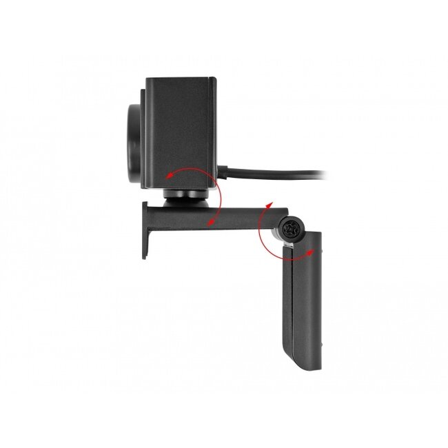 Delock USB UHD Webcam with microphone 4K 30 Hz 110° viewpoint and tripod