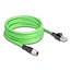 Delock M12 Cable X-coded 8 pin male to RJ45 male PUR (TPU) 5 m