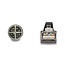 Delock M12 Cable X-coded 8 pin male to RJ45 male PUR (TPU) 5 m