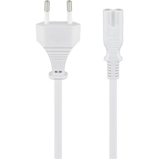Goobay Goobay Connection Cable Euro Plug, 1.8 m, White