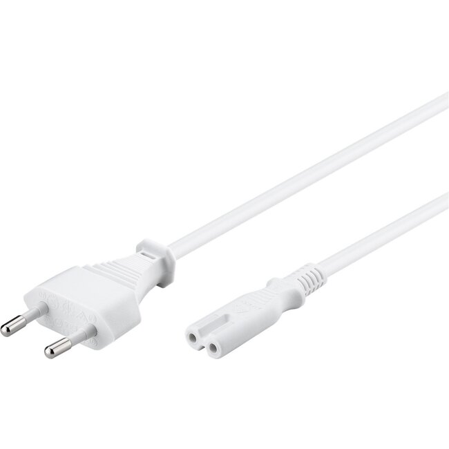 Goobay Connection Cable Euro Plug, 1.8 m, White