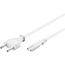 Goobay Connection Cable Euro Plug, 1.8 m, White
