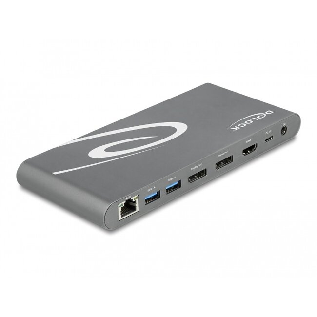 Delock USB Type-C™ DP 1.4 Docking Station Triple 4K Display - HDMI / DisplayPort / USB / LAN / SD / PD 3.0