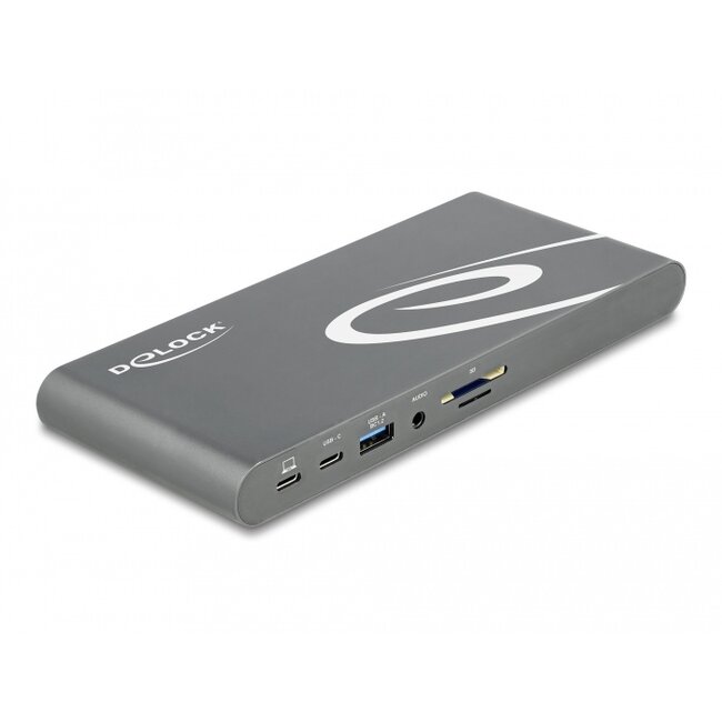 Delock USB Type-C™ DP 1.4 Docking Station Triple 4K Display - HDMI / DisplayPort / USB / LAN / SD / PD 3.0