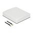 Delock LTE MIMO Antenna 2 x SMA Plug 8 dBi directional with connection cable RG-58 10 m white outdoor