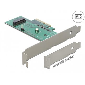 DeLOCK Delock PCI Express x4 Card > 1 x internal NVMe M.2 Key M 80 mm - Low Profile Form Factor