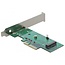 Delock PCI Express x4 Card > 1 x internal NVMe M.2 Key M 80 mm - Low Profile Form Factor