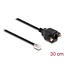 Delock Cable RJ10 plug to RJ10 jack for installation 30 cm black