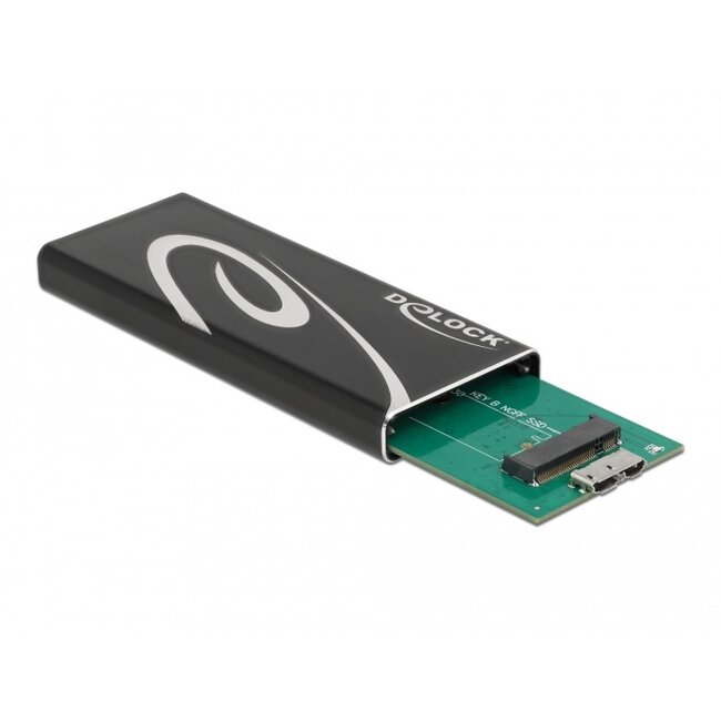 Delock External Enclosure SuperSpeed USB for M.2 SATA SSD Key B