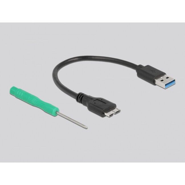 Delock External Enclosure SuperSpeed USB for M.2 SATA SSD Key B