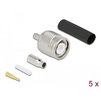 DeLOCK Delock TNC plug for crimping RG-174 / RG-316 with matching shrink tube