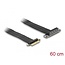 Delock Riser Card PCI Express x4 male to x4 slot 90° angled with cable 60 cm