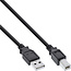 InLine® USB 2.0 kabel, zwart, AM/BM, 2m