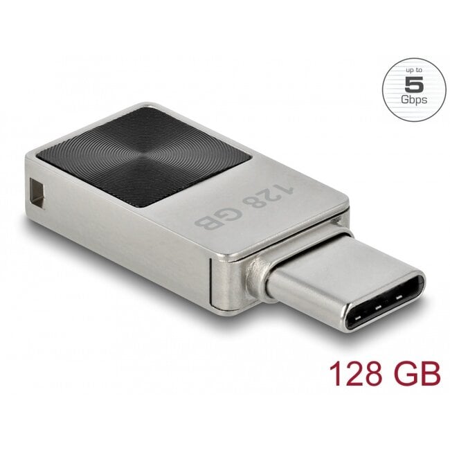 Delock Mini USB 5 Gbps USB-C™ Memory Stick 128 GB - Metal Housing