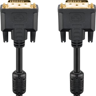 Goobay Goobay DVI-D Full HD Cable Dual Link, gold-plated 1.8 m