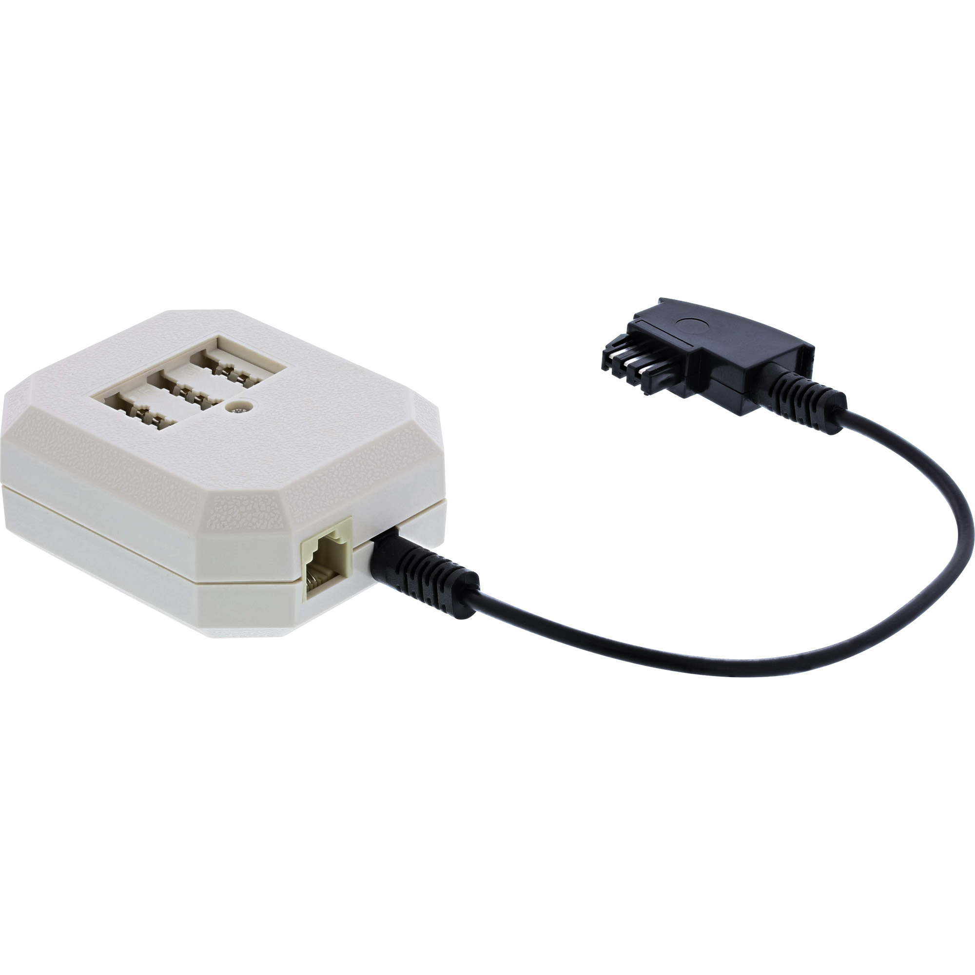 InLine 69901. Aansluiting 1: TAE-F, Aansluiting 2: TAE-NFF, RJ11. Kleur van het product: Beige