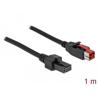 DeLOCK Delock PoweredUSB cable male 24 V to 2 x 4 pin male 1 m for POS printers and terminals