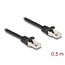 Delock Cable RJ50 male to RJ50 male S/FTP 0.5 m black