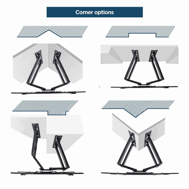 Full-motion TV muurbeugel 32'-75'
