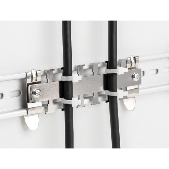 Delock Cable Clamp for DIN Rail