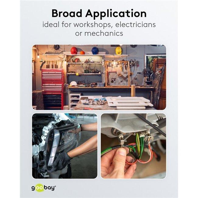 Goobay Female Tab Terminal, red