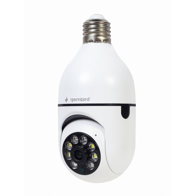 Slimme wifi camera, 1080p, draaibaar, E27