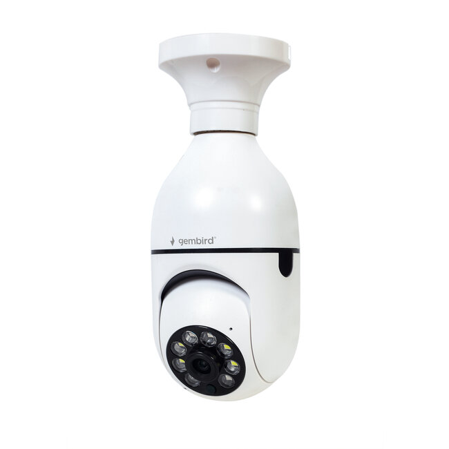 Slimme wifi camera, 1080p, draaibaar, E27