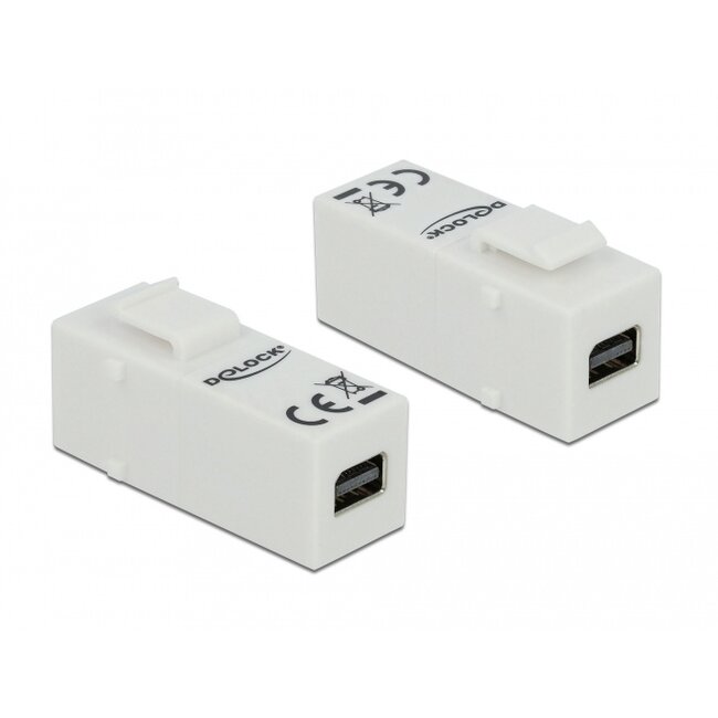 Delock Keystone Module mini DisplayPort female > mini DisplayPort female