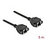 Delock Network Extension Cable S/FTP RJ45 jack to RJ45 jack Cat.6A 5 m black